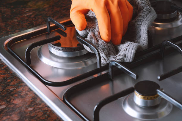 How To Clean Stove Drip Pans 1